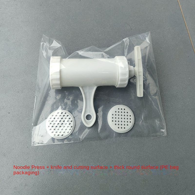 Ръчна пластмасова преса за юфка Многофункционална наденица за пълнене на юфка Домашна наденица Домакински 5 Подметка Маркировка Натиск Повърхностна единица