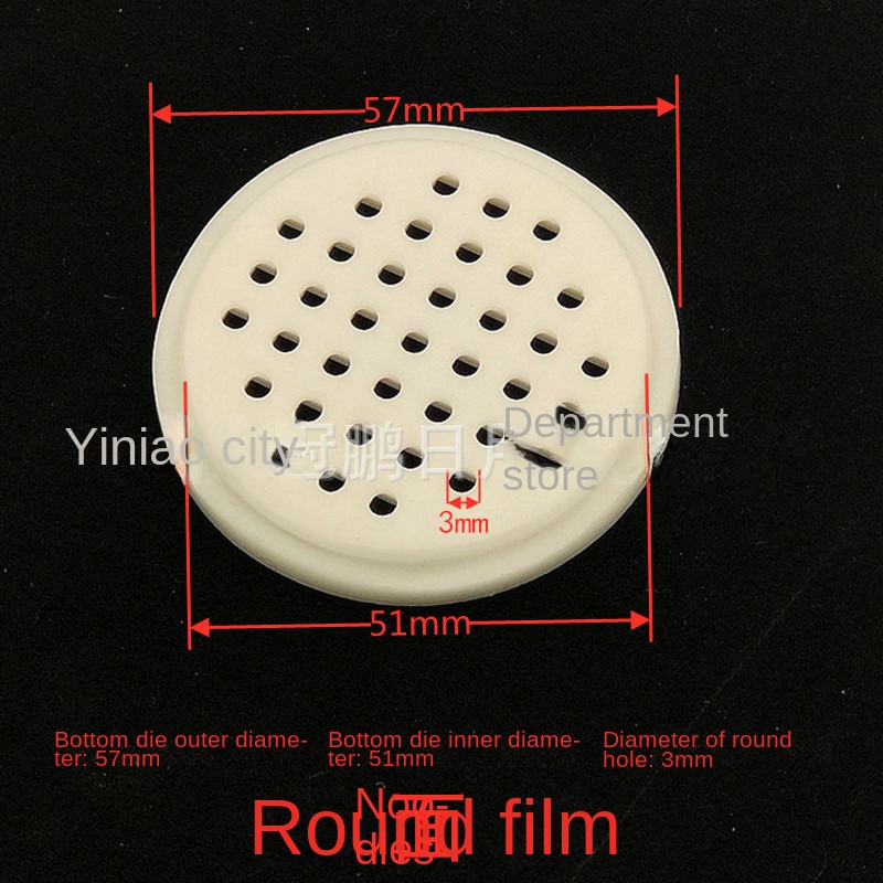 Ръчна пластмасова преса за юфка Многофункционална наденица за пълнене на юфка Домашна наденица Домакински 5 Подметка Маркировка Натиск Повърхностна единица