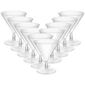 10db koktélos poharak borospohár Eldobható borospohár party koktélpoharak Martini műanyag pezsgőspohár ivószelet