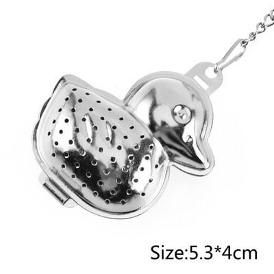 Nerūdijančio plieno arbatos infuzinis sferinis tinklelis arbatos sietelis Kavos rankenėlė arbatos difuzorius rutulinis žolelių prieskonių filtras arbatos maišelio difuzorius 1vnt.