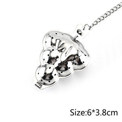 Nerūdijančio plieno arbatos infuzinis sferinis tinklelis arbatos sietelis Kavos rankenėlė arbatos difuzorius rutulinis žolelių prieskonių filtras arbatos maišelio difuzorius 1vnt.