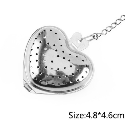 Nerūdijančio plieno arbatos infuzinis sferinis tinklelis arbatos sietelis Kavos rankenėlė arbatos difuzorius rutulinis žolelių prieskonių filtras arbatos maišelio difuzorius 1vnt.