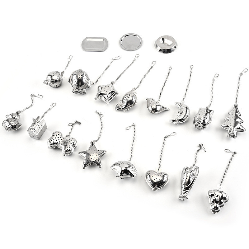 Nerūdijančio plieno arbatos infuzinis sferinis tinklelis arbatos sietelis Kavos rankenėlė arbatos difuzorius rutulinis žolelių prieskonių filtras arbatos maišelio difuzorius 1vnt.