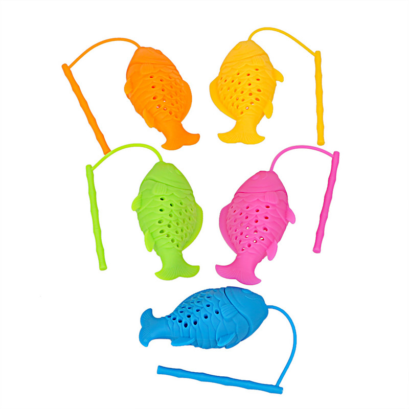 NICEYARD, drăguțe pentru pescuit, strecurătoare de ceai, strecurătoare de ceai din silicon, rezistență la temperatură înaltă, vase de ceai reutilizabile, instrumente pentru ceai, pungă de ceai