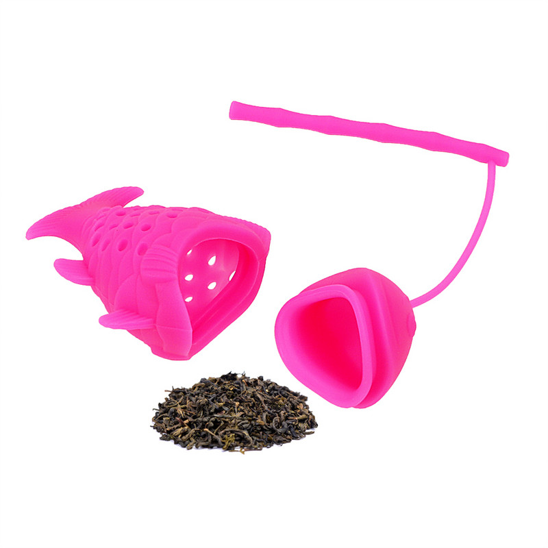 NICEYARD, drăguțe pentru pescuit, strecurătoare de ceai, strecurătoare de ceai din silicon, rezistență la temperatură înaltă, vase de ceai reutilizabile, instrumente pentru ceai, pungă de ceai