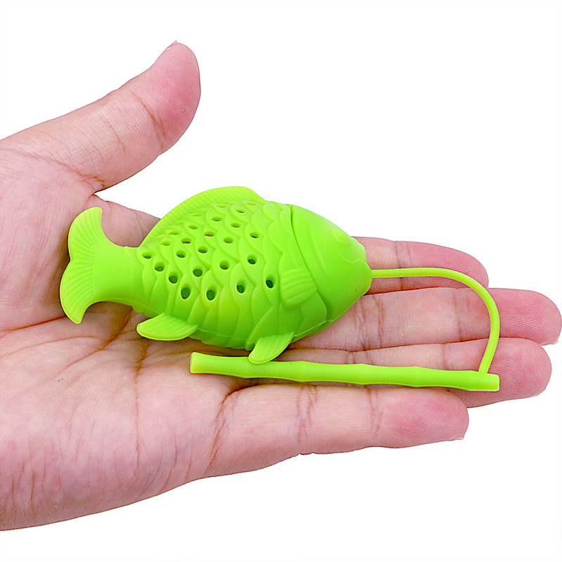 NICEYARD, drăguțe pentru pescuit, strecurătoare de ceai, strecurătoare de ceai din silicon, rezistență la temperatură înaltă, vase de ceai reutilizabile, instrumente pentru ceai, pungă de ceai