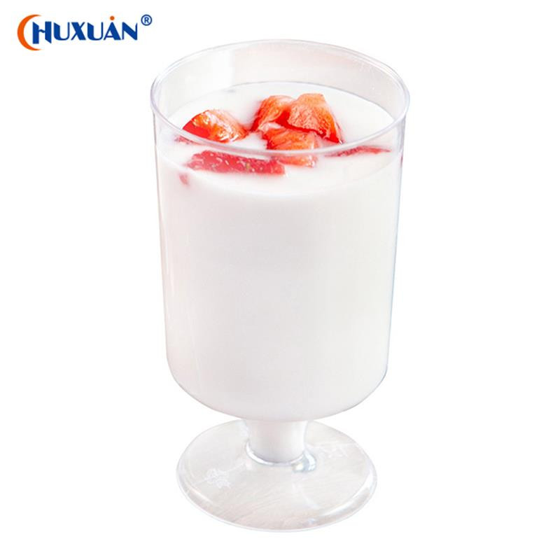 10 vnt. Skaidrūs mini vienkartiniai puodeliai Mousse Cup Pudingo puodelis Želė puodelis Mažas vyno stiklas Aviacijos puodelis Taurės plastikinis puodelis