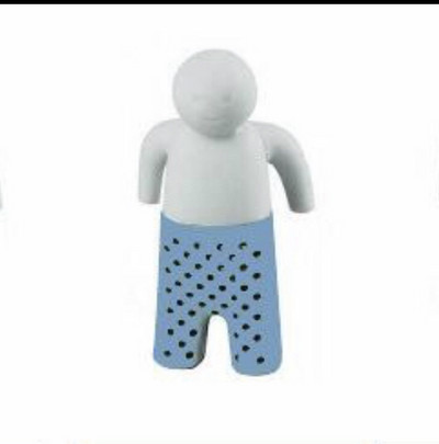 Interesants Silikona tējas sietiņš Jauka multfilma Lazy Portable CreativeVillain Filter Brūvēšana Tējkannas Virtuves piederumi