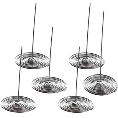 6 vnt. nešiojamasis antgalis spyruoklinis sietelis nerūdijančio plieno arbatos sietelis arbatinuko filtrai arbatos puodelio šlako atskyrimo filtras palaidų lapų arbatai