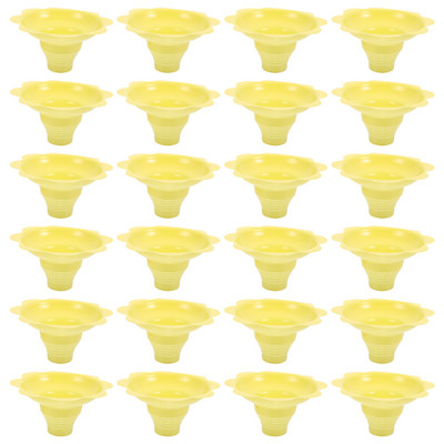 50 vnt Vienkartiniai jogurto puodeliai Sniego kūgio puodeliai ledams Smoothie Ledų puodelis Nuskustas ledinis smėlis Ledo dubuo gėlė sniego ledo puodelis