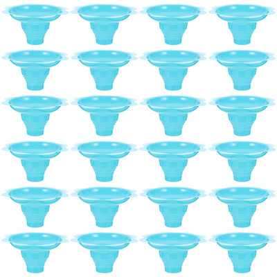 50 vnt Vienkartiniai jogurto puodeliai Sniego kūgio puodeliai ledams Smoothie Ledų puodelis Nuskustas ledinis smėlis Ledo dubuo gėlė sniego ledo puodelis
