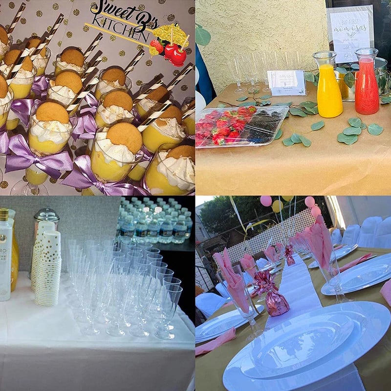 12 buc. Flaute de unică folosință din plastic, 150 ml, pahar de cocktail de șampanie, pahare de vin transparent, pentru petrecere de aniversare, pentru festival de nuntă, pahare pentru băuturi