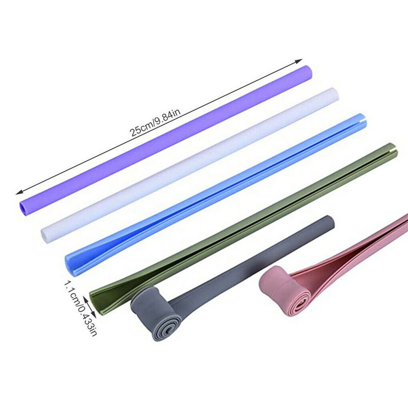 1 db szilikon szívószál, újrafelhasználható, levehető üdítőital nyitható szívószál BPA mentes party konyhai kellékek