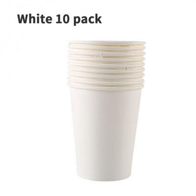 100PCS 7,5 Oz Χρωματιστά Χάρτινα κύπελλα μίας χρήσης DIY Party Κατάλληλα για Γραφείο Γάμων Εορτών Προμήθειες Υπαίθριων Δραστηριοτήτων Νέο