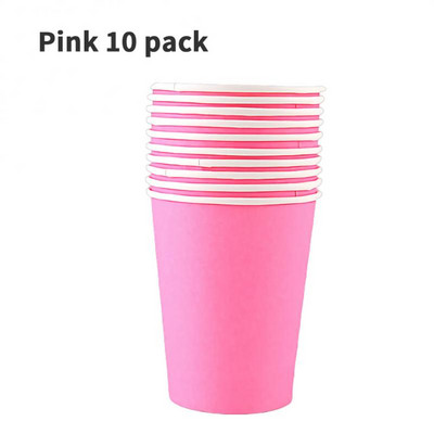 100PCS 7,5 Oz Χρωματιστά Χάρτινα κύπελλα μίας χρήσης DIY Party Κατάλληλα για Γραφείο Γάμων Εορτών Προμήθειες Υπαίθριων Δραστηριοτήτων Νέο