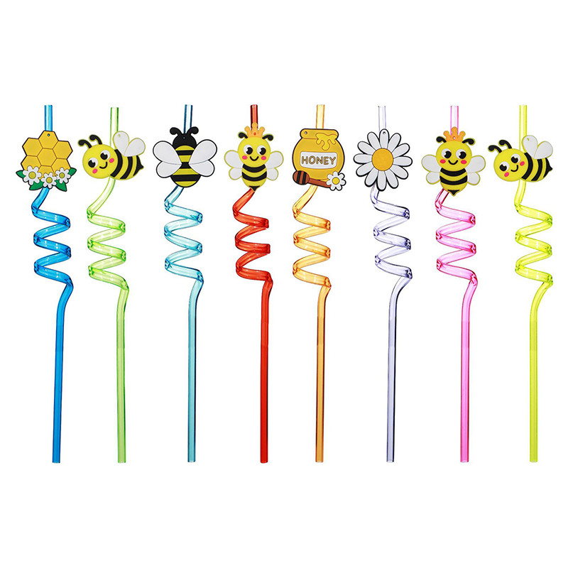 8db 25 cm-es újrafelhasználható dinoszaurusz szívószálak műanyag szívószálak gyerekeknek születésnapi parti díszek Dino születésnapi parti kellékek