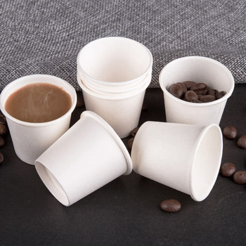 100 τμχ/συσκευασία 30 ml Mini Small Paper Cup The First Taste Cup Drinking Cup