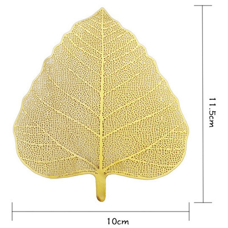2X strecurătoare de ceai în formă de frunze, realizată manual din oțel inoxidabil, infuzor de ceai, filtru de ceai, perfect pentru ceai cu frunze vrac (auriu)
