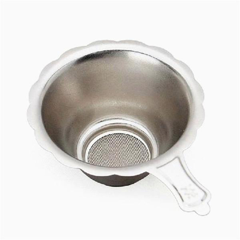 Filtru de ceai din plasă din oțel inoxidabil reutilizabil Filtru de ceai Pâlnie de frunze Infuzor de ceai Vase Accesorii de bucătărie