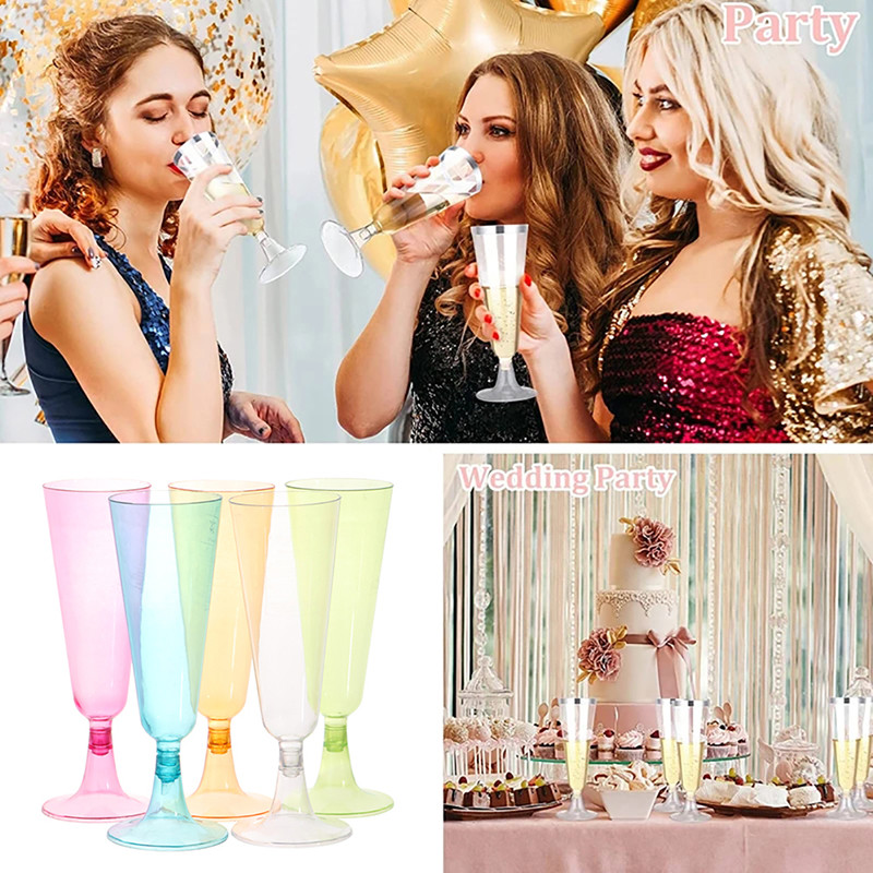 20 buc. pahare de vin rosu de unica folosinta 150 ml flaute de sampanie din plastic, pahare cocktail