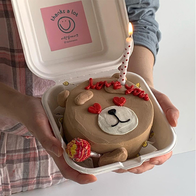 20 vnt. vienkartinė priešpiečių dėžutė ekologiška „Bento Box“ kepyklų talpykla Vaisių mėsainių pyrago patiekalų paruošimo pakavimo maisto talpa