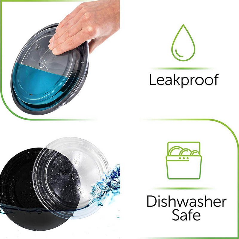 10 vnt. vienkartinė priešpiečių dėžutė lauko veikla Kelionių mikrobangų krosnelė Šildymas Maisto konteineris Plastikinė priešpiečių dėžutė Užkandžių dėžutė