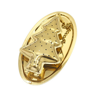 Filtru de ceai din oțel inoxidabil Filtru de ceai pentru brad de Crăciun pentru prepararea de ceai Filtru de ceai multifuncțional pentru condimente pentru bar de bucătărie