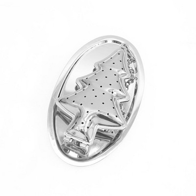 Filtru de ceai din oțel inoxidabil Filtru de ceai pentru brad de Crăciun pentru prepararea de ceai Filtru de ceai multifuncțional pentru condimente pentru bar de bucătărie