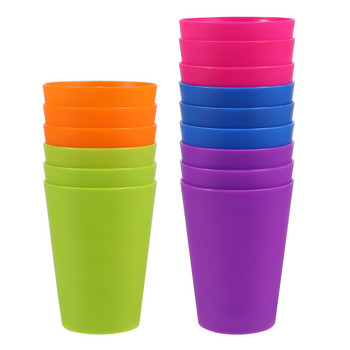 Детски чаши за чаши Детски пластмасови чаши Чаша за напитки за многократна употреба Цветни пластмасови чаши Детски чаши Твърди пластмасови чаши Дете