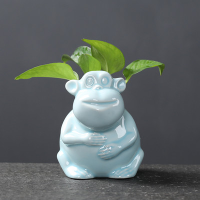 Radošums Keramika Tēja Mājdzīvnieks Jauka cūciņa statuja Puķu pods Galddators Hidroponiski augi Rotājumi Ar rokām gatavoti tējas servīzes Dekorācijas Amatniecība