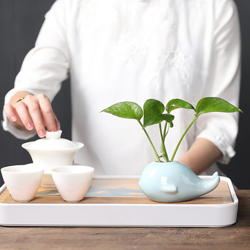 Radošums Keramika Tēja Mājdzīvnieks Jauka cūciņa statuja Puķu pods Galddators Hidroponiski augi Rotājumi Ar rokām gatavoti tējas servīzes Dekorācijas Amatniecība