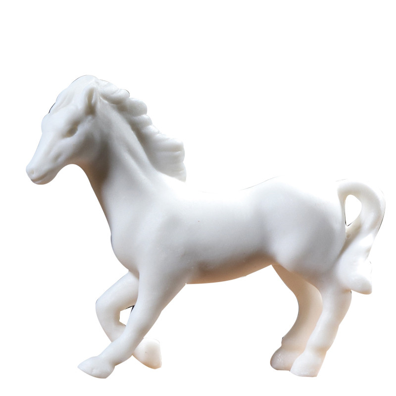 Бутикова керамика Чай Домашен любимец Малко бяло конче Модел Орнамент Творчество Декорация на дома Саксийни растения Декоративни аксесоари