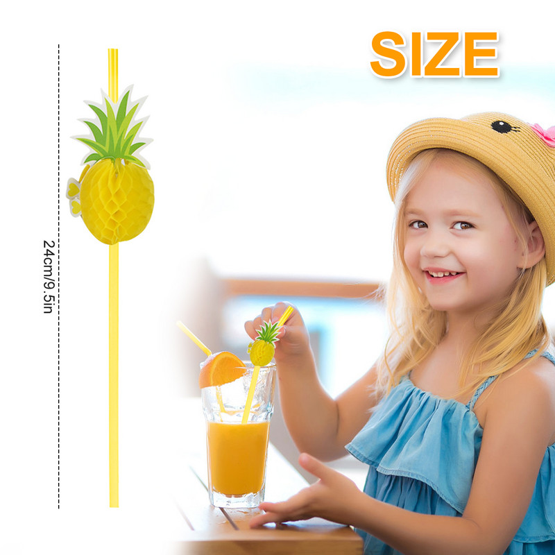 50 tk 3D Flamingo joogikõrred Hawaii ranna sünnipäevapeo kaunistus Suvise basseinipeo pulmatarbed Baarinõude tarvikud