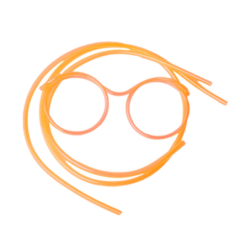 Juokingi akiniai šiaudeliai Minkšti plastikiniai gėrimų maišeliai su šiaudiniais vakarėlio reikmenimis Atmosferos rekvizitai Vienkartiniai vaikai mėgsta gerti vandenį