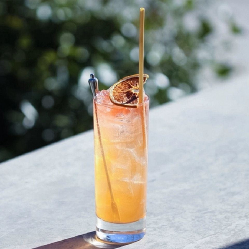 100db eldobható szívószálak Környezetbarát biológiailag lebomló szívószálak természetes búza szívószálak koktélbárhoz tej tea konyhai edények