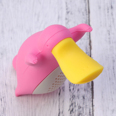 Arbatos sietelis Gyvūnų užpilas Laisvų lapų filtras Mielas įrankis Tinklelio filtrai Koštuvai Gyvūnai Puikus virtuvės reikmenų laikiklis, formos antis