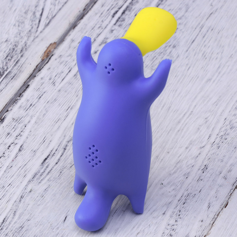 Arbatos sietelis Gyvūnų užpilas Laisvų lapų filtras Mielas įrankis Tinklelio filtrai Koštuvai Gyvūnai Puikus virtuvės reikmenų laikiklis, formos antis