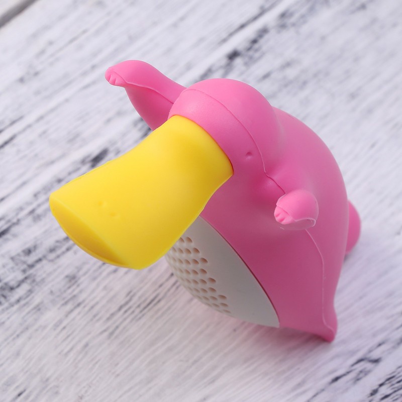 Arbatos sietelis Gyvūnų užpilas Laisvų lapų filtras Mielas įrankis Tinklelio filtrai Koštuvai Gyvūnai Puikus virtuvės reikmenų laikiklis, formos antis