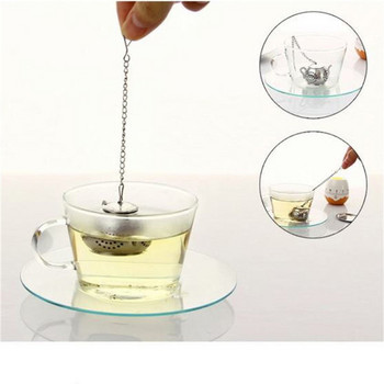 Creative Food-grade 304 неръждаема стомана Tea Infuser Преносим чайник Style Tea Filter Топлоустойчив филтър за цедка за чай Инструмент за чай
