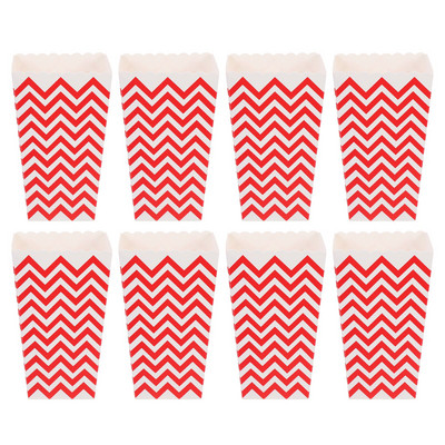 Popcorn Box Popierinės Dėžutės Krepšeliai Saldainiai Vakarėlis Padovanos Porcijos Individualūs Puodeliai Konteineris Prancūziški puodeliai Filmas Naktinis laikiklis bulvytės