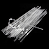 100 vnt vienkartiniai geriamieji šiaudeliai Daugiaspalviai plastikiniai šiaudeliai virtuvės reikmenims Baro vakarėliui Vestuvių gėrimų kokteilių gėrimas lankstus