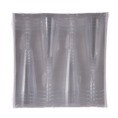 Bár pezsgő esküvői csésze Serleg csésze krém koktél csészék Kellékek fuvolák Eldobható 20db Piros parti műanyag jégbor ital 150 ml