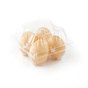10 ΤΕΜ/Συσκευασία Άδειο διαφανές πλαστικό κουτί συσκευασίας αυγών μιας χρήσης με 4/6/8/10/12 τρύπες DIY διακόσμηση σπιτιού