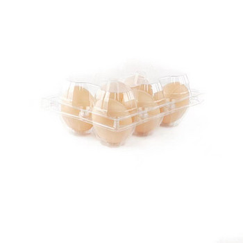 10 БР./Опаковка Празна прозрачна пластмасова кутия за опаковане на яйца за еднократна употреба с 4/6/8/10/12 дупки Направи си сам домашен декор
