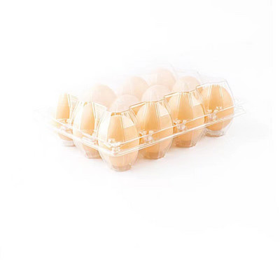 10 vnt / pakuotė tuščia permatoma vienkartinė plastikinė kiaušinių pakavimo dėžutė su 4/6/8/10/12 skylutėmis, „pasidaryk pats“ namų dekoras