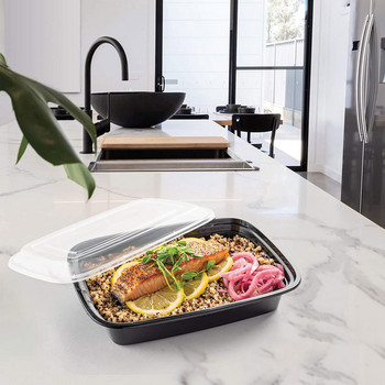 10 τμχ Πλαστικά δοχεία τροφίμων μιας χρήσης Φρουτοσαλάτα Bento Box Προετοιμασία αποθήκευσης Κουτιά γεύματος σε φούρνο μικροκυμάτων Προμήθειες για γεύματα