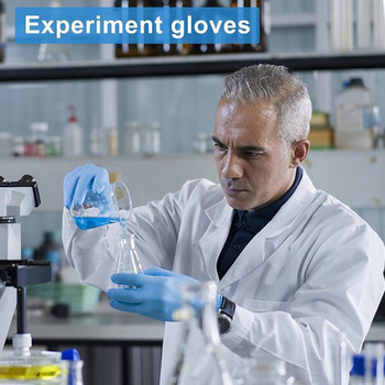 10 τμχ γάντια μιας χρήσης νιτριλίου σε σκόνη Δωρεάν υπηρεσία καθαρισμού γάντια νιτριλίου S-XL