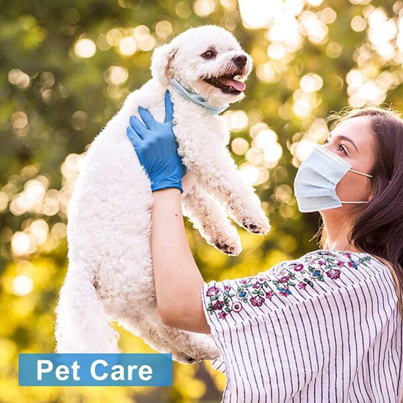 10 vnt nitrilo medžiagos vienkartinės pirštinės Valymo be miltelių nitrilo pirštinės S-XL