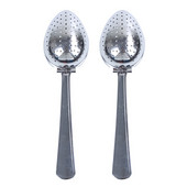 2X nerūsējošā tērauda tējas uzpildes sietiņš karote, lapu filtrs Garšaugi JAUNUMS