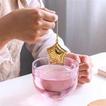 Creative Food-grade 304 неръждаема стомана Tea Infuser Преносим чайник Style Tea Filter Топлоустойчив филтър за цедка за чай Инструмент за чай